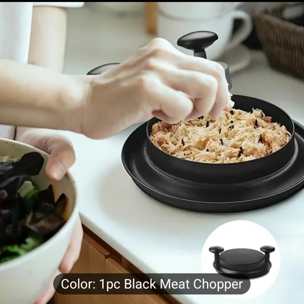 1piece chicken shredder machine with handle.  Efficient meat shredding tool.
